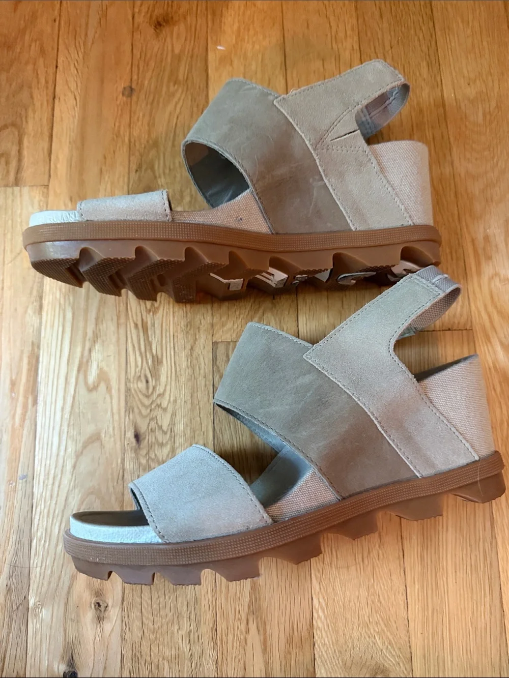 Sorel Heeled Wedge Sandal